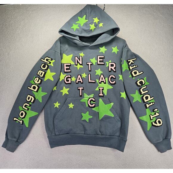 Cactus Plant Flea Market Kid Cudi Enter Galactic Hoodie Small - Picture 1 of 16